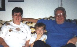 me and grandma and grandpa