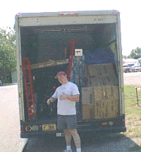 moving van full